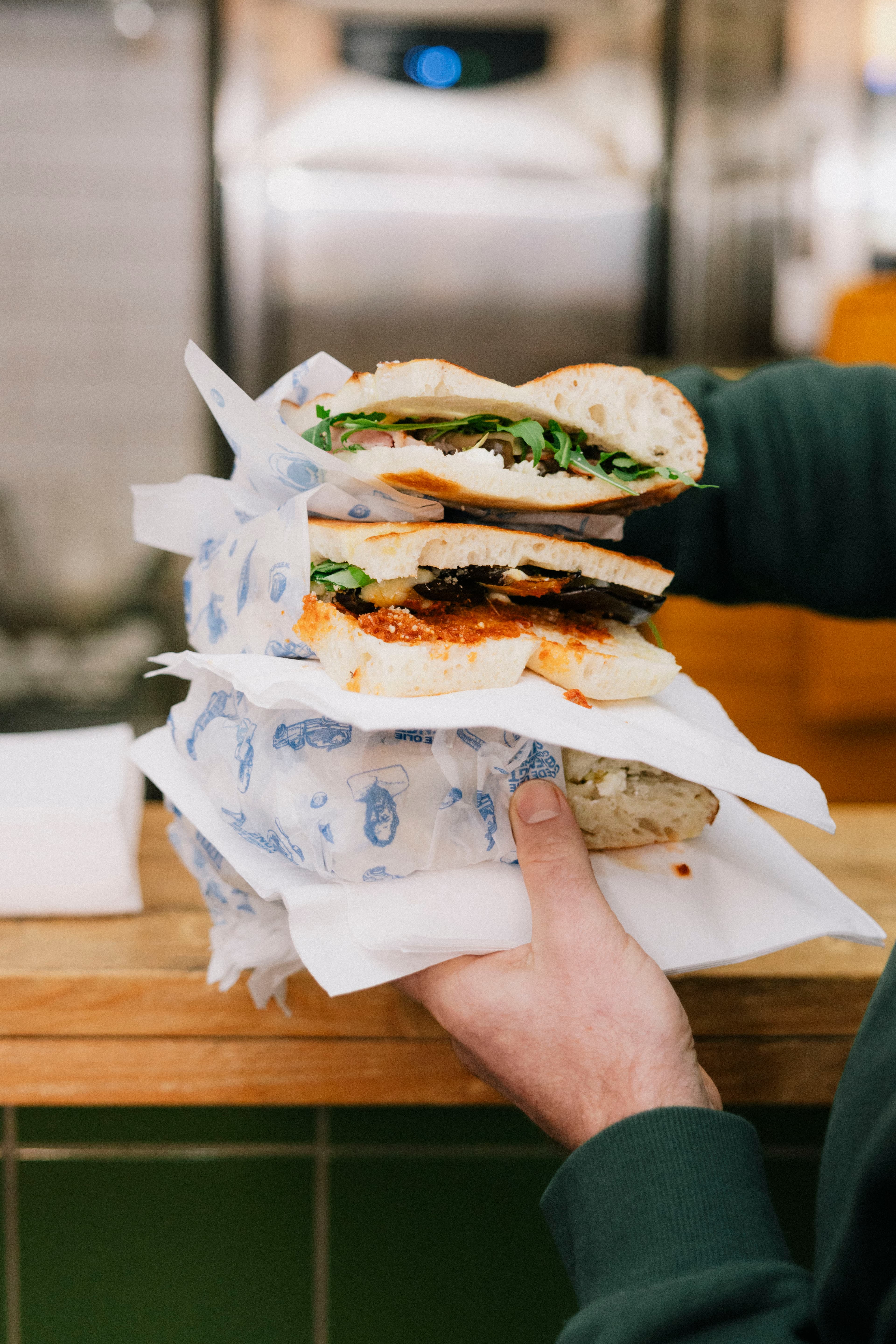 Verse focaccia's Amsterdam bij Vesp